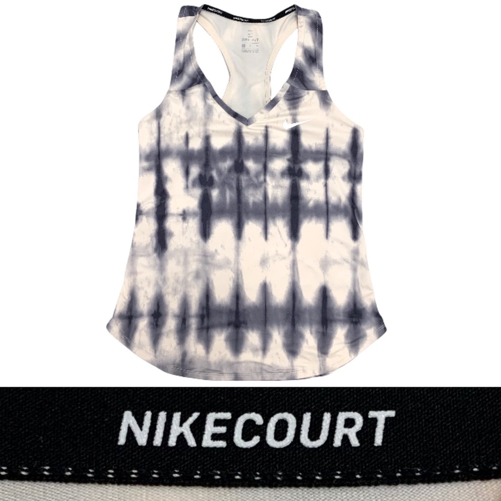NIKE NIKECOURT DRI-FIT Tie Dye Racerback Tank Size Small